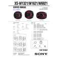 SONY XSW1321 Service Manual