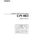 ROLAND CR-80 Owner's Manual