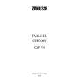 ZANUSSI ZGF791ITT Owner's Manual