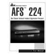 HARMAN AFS224 Owner's Manual