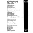 AEG ROTOSOFT Owner's Manual