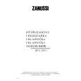 ZANUSSI ZFC255-1 Owner's Manual