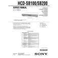 SONY HCDSB100 Service Manual