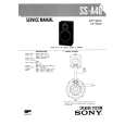 SONY SSA40 Service Manual