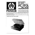 PIONEER PL-41A Owner's Manual