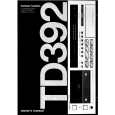 HARMAN KARDON TD392 Owner's Manual