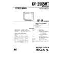 SONY KV2965MT Service Manual