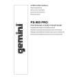 GEMINI PS-900PRO Owner's Manual