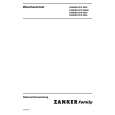 ZANKER EFX6650FML Owner's Manual