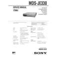 SONY MDSJE330 Service Manual