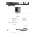 SONY GDM1937 Service Manual