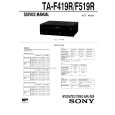 SONY TAF519R Service Manual