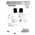SONY SRS35 Service Manual