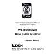 EDEN WT-800 Owner's Manual