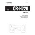 TEAC CR-H220 Owner's Manual