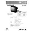 SONY KVX25TD Service Manual