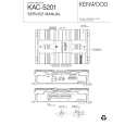 KENWOOD KAC5201 Service Manual