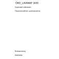 AEG LAV2430 Owner's Manual