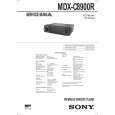 SONY MDXC8900R Service Manual