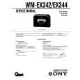 SONY WM-EX342 Service Manual