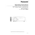 PANASONIC PT-D7700U Owner's Manual