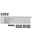 KAWAI DX700 Owner's Manual