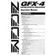 ZOOM GFX-4 Owner's Manual