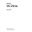 SONY VPLVW100 Service Manual