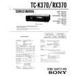SONY TCRX370 Service Manual