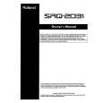 ROLAND SRQ-2031 Owner's Manual