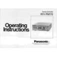 PANASONIC WVRM70 Owner's Manual