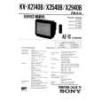 SONY KVX2140B Service Manual