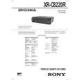 SONY XRC8220R Service Manual