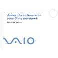 SONY PCG-GRX316SP VAIO Software Manual