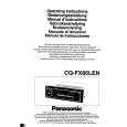 PANASONIC CQ-FX85 Owner's Manual