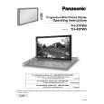 PANASONIC TH42PW5UZ Owner's Manual