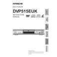 HITACHI DVP515EUK Owner's Manual