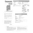 PANASONIC RQSW30 Owner's Manual