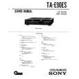 SONY TAE90ES Service Manual