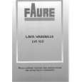 FAURE LVI122W Owner's Manual