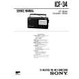 SONY ICF-34 Service Manual