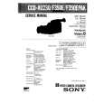 SONY CCDF350E Service Manual