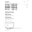 SONY PVM-1954Q Owner's Manual