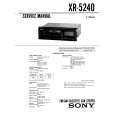 SONY XR5240 Service Manual
