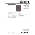 SONY SSCM70 Service Manual