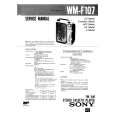 SONY WMF107 Service Manual