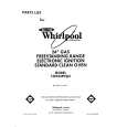 WHIRLPOOL 1SF034PEW2 Parts Catalog