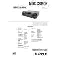 SONY MDXC7890R Service Manual