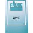 FAURE LFC739 Owner's Manual