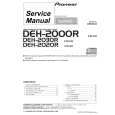 PIONEER DEH-2000R X1PEW Service Manual